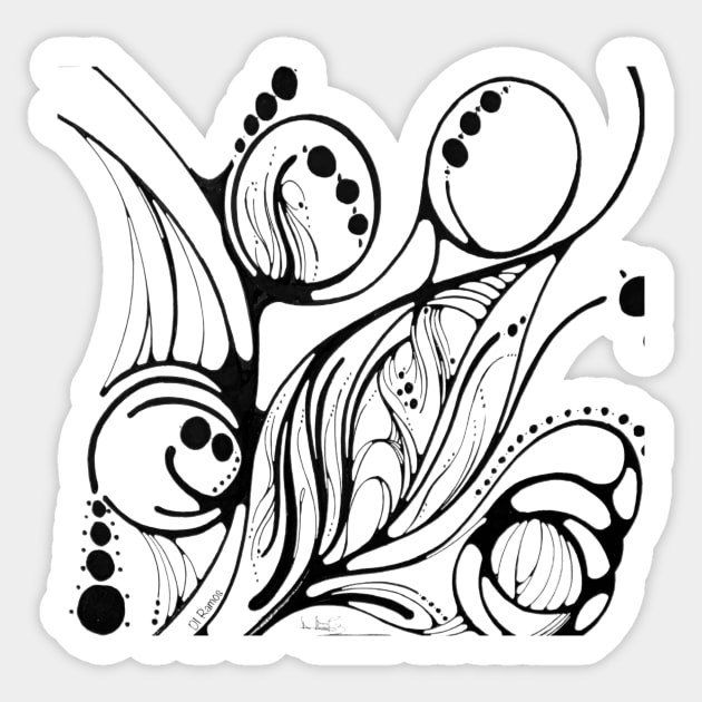 Flourishing Sticker by DIagonfly 